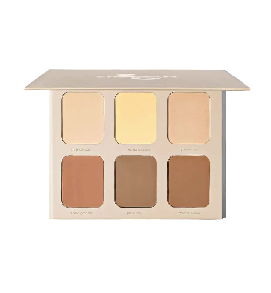 SHEGLAM Stereo Face Six-Nude Powder Contour Palette 502 Nude