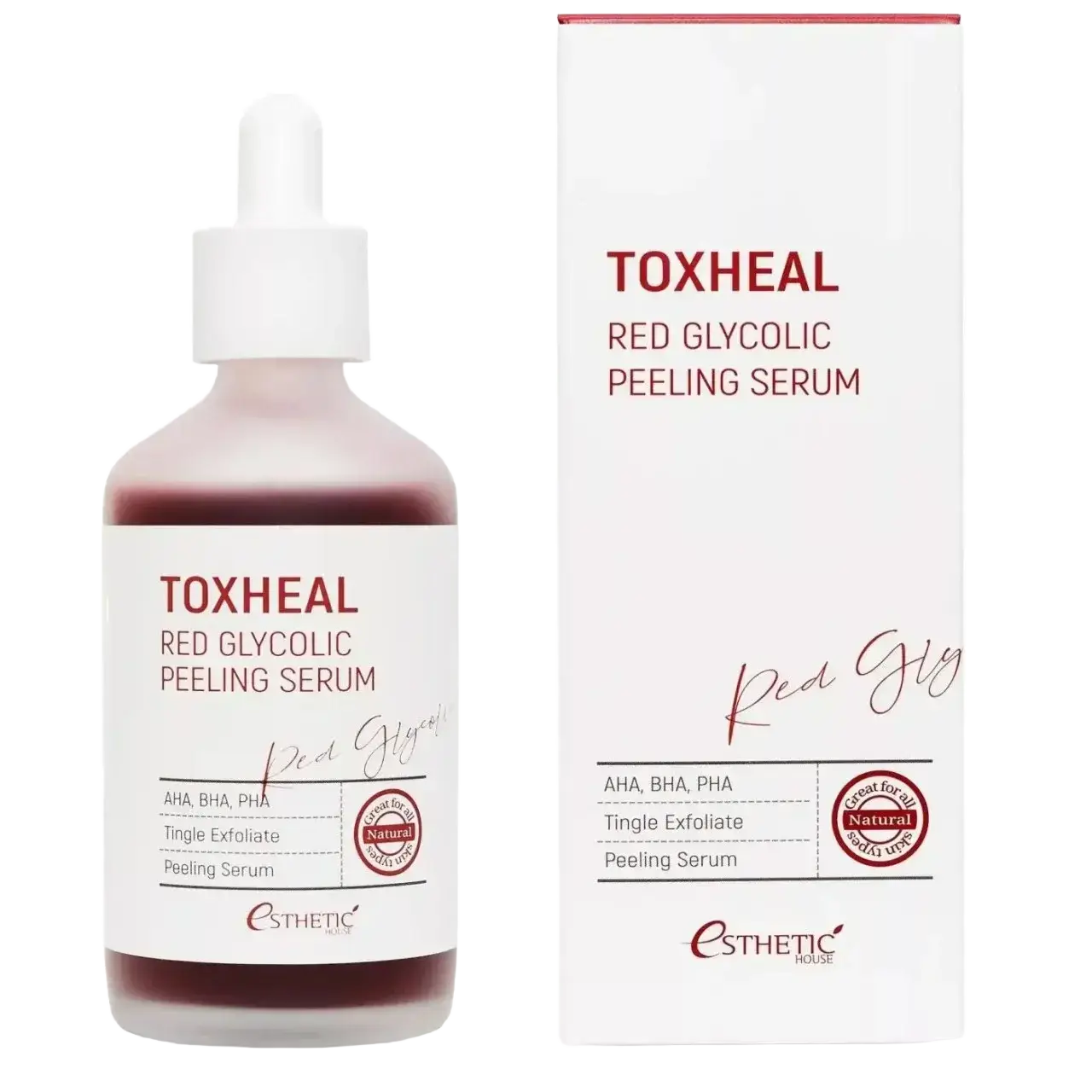 Esthetic House Toxheal Red Glycolic Peeling Serum