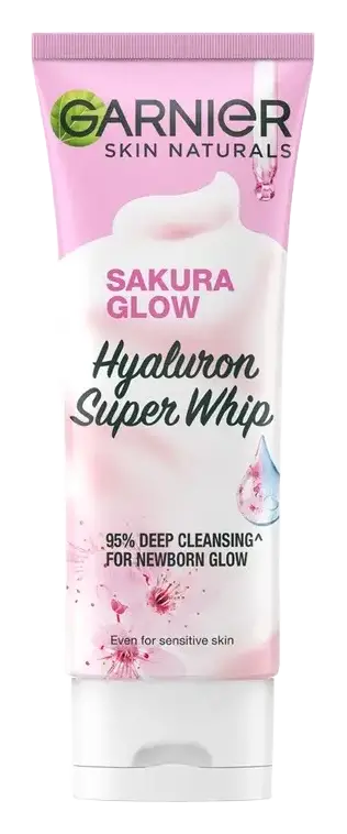 Garnier Sakura Glow Hyaluron Super Whip Foam Asia