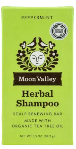 Moon Valley Organics Herbal Shampoo Bar Peppermint