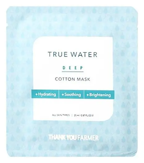Thank You Farmer True Water Deep Cotton Mask