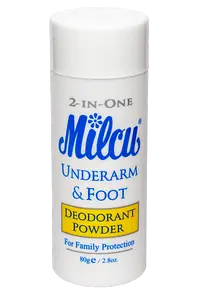 Milcu Underarm & Foot Deodorant Powder