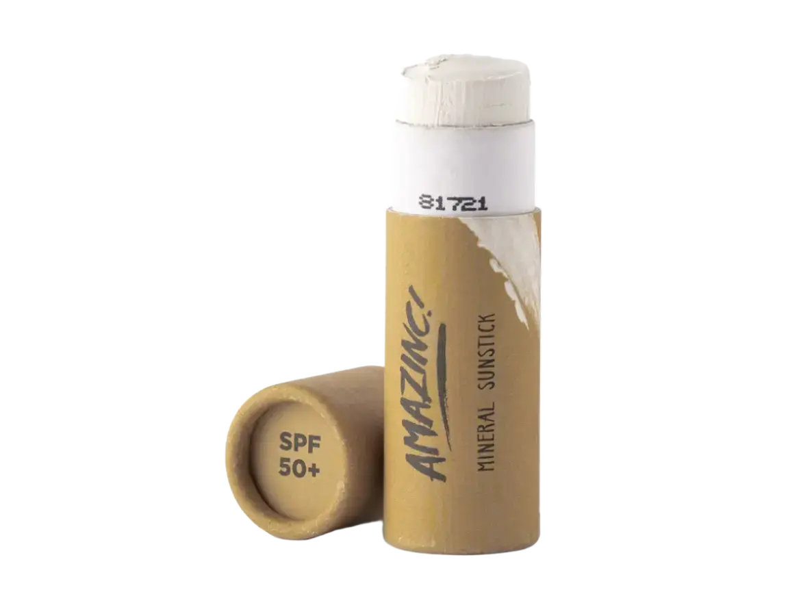 Amazinc Skincare Mineral Sunstick SPF 50+ White