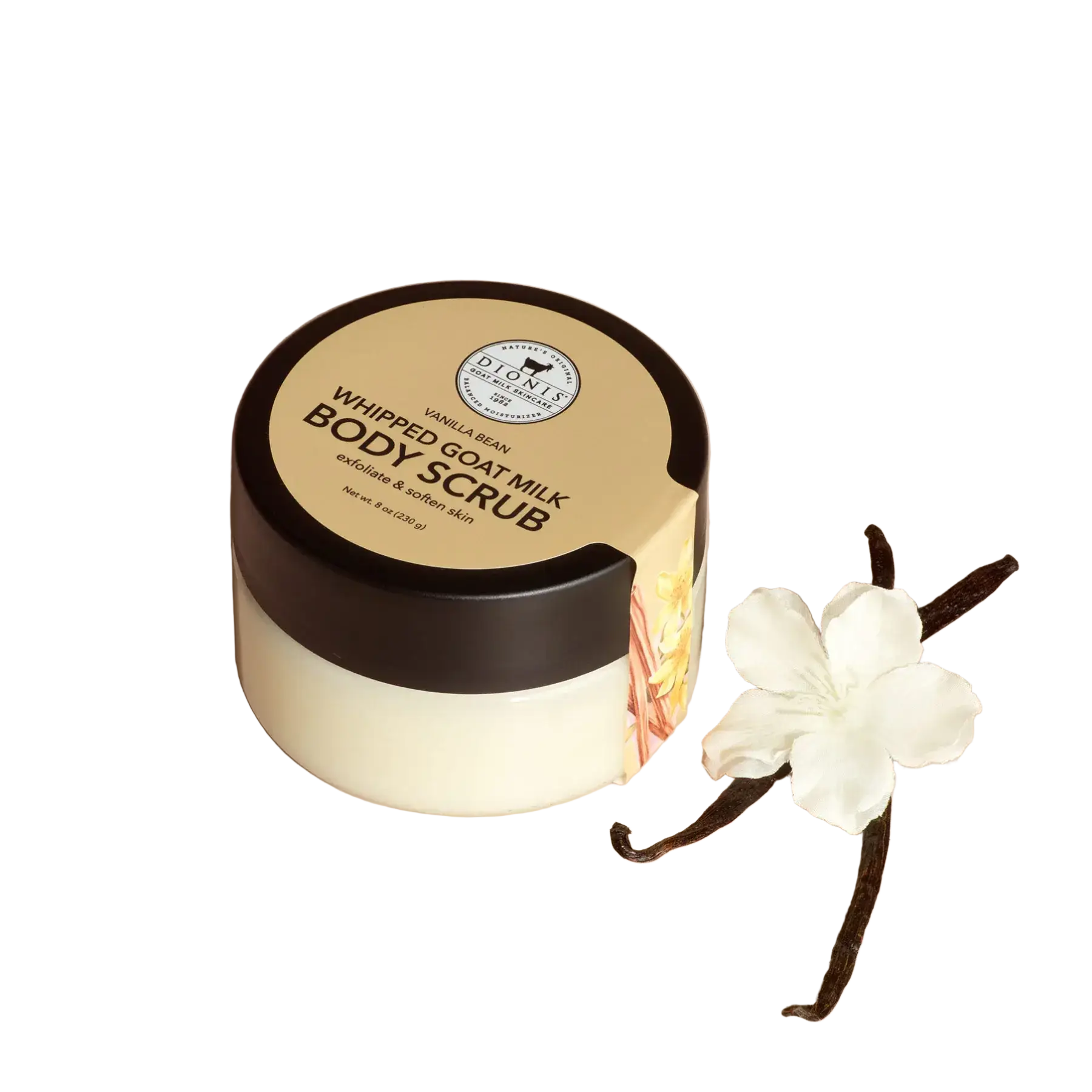 Dionis Whipped Goat Milk Body Scrub Vanilla Bean