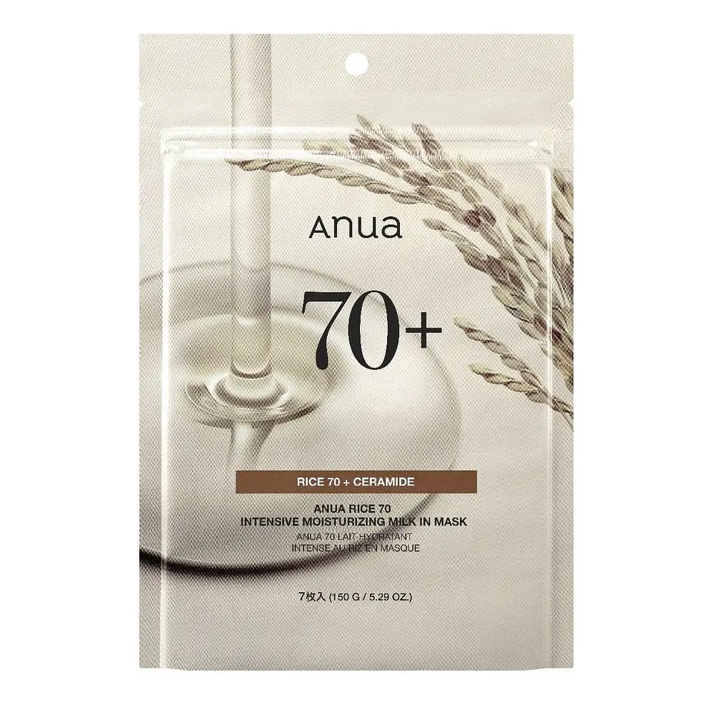 Anua Rice 70 + Ceramide Intensive Moisturizing Milk Mask Japan