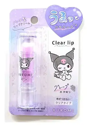 Sanrio Clear Lip Balm Kuromi