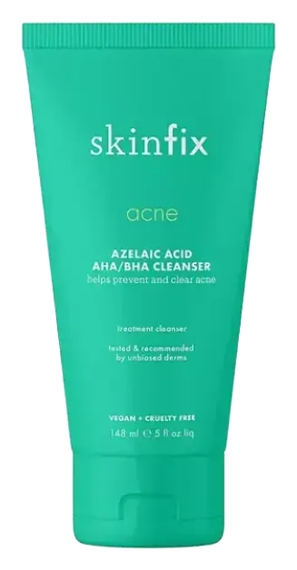 Skinfix Acne+ 2% BHA + Azelaic Acid + Niacinamide + AHA Cleanser