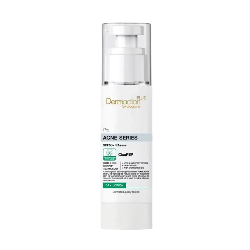 Dermaction Plus by Watsons Pro Acne Series SPF50+ PA++++ Day Lotion