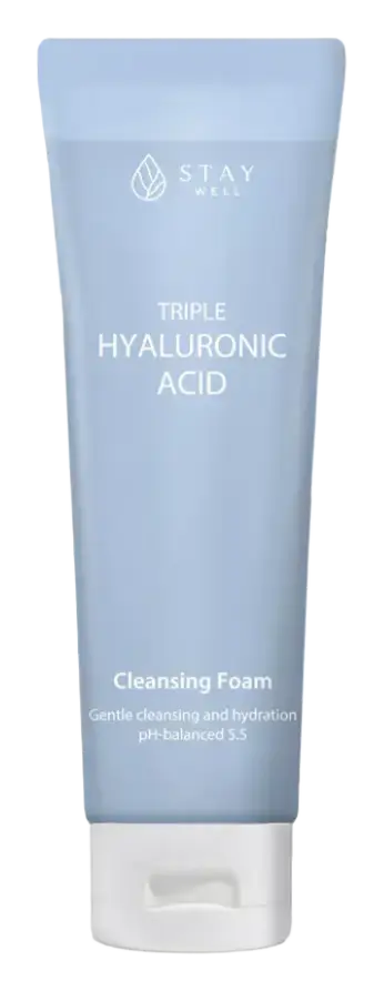 Stay Well Triple Hyaluronic Acid Cleansing Foam