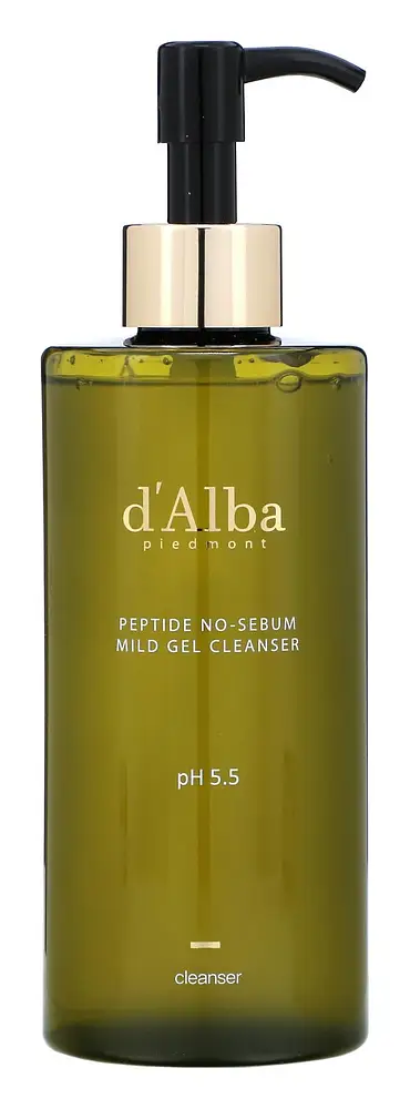 D'Alba Peptide No Sebum Mild Gel Cleanser