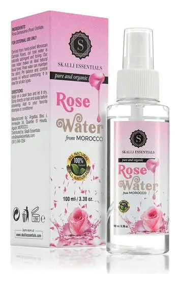 Skalli Essentials Moroccan Rose Water from Damask Roses