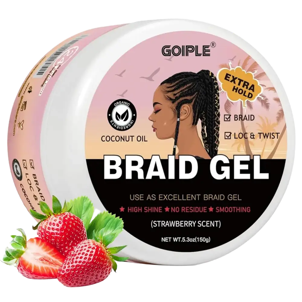 Goiple Extra Hold High Shine Braid Gel Strawberry