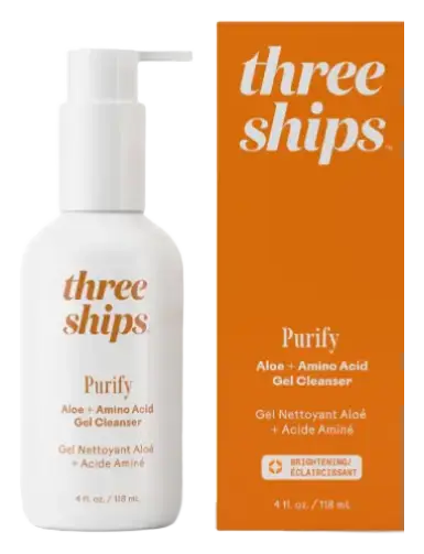 Three Ships Beauty Purify Aloe + Amino Acid Gel Cleanser