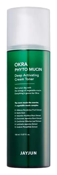 Jayjun Cosmetic Okra Phyto Mucin Deep Activating Cream Toner