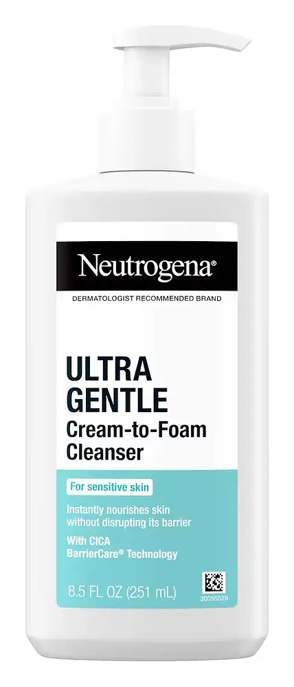Neutrogena Ultra Gentle Cream  to Foam Cleanser