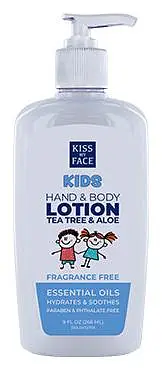 Kiss My Face Kids Hand & Body Lotion Fragrance Free