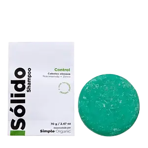 Simple Organic Isolido Shampoo Em Barra Control