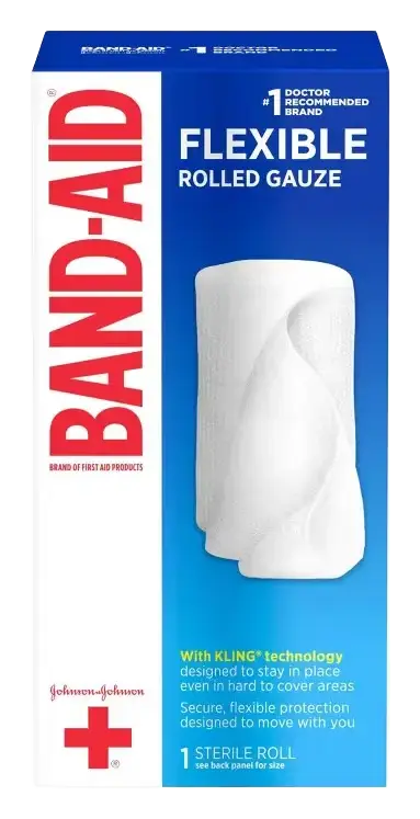 Band-Aid Rolled Gauze