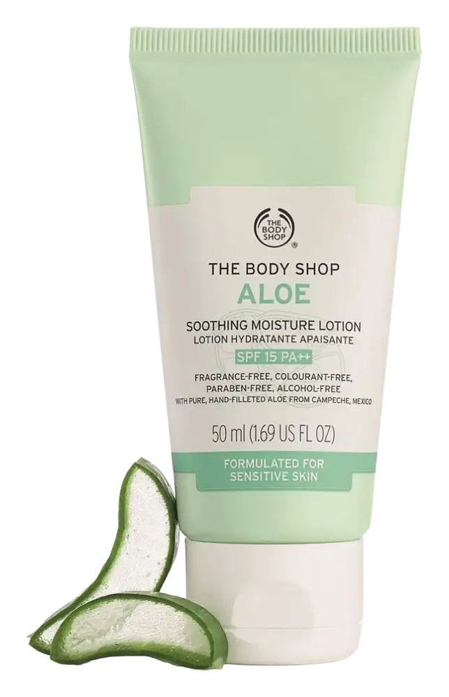 The Body Shop Aloe Soothing Moisture Lotion SPF 15