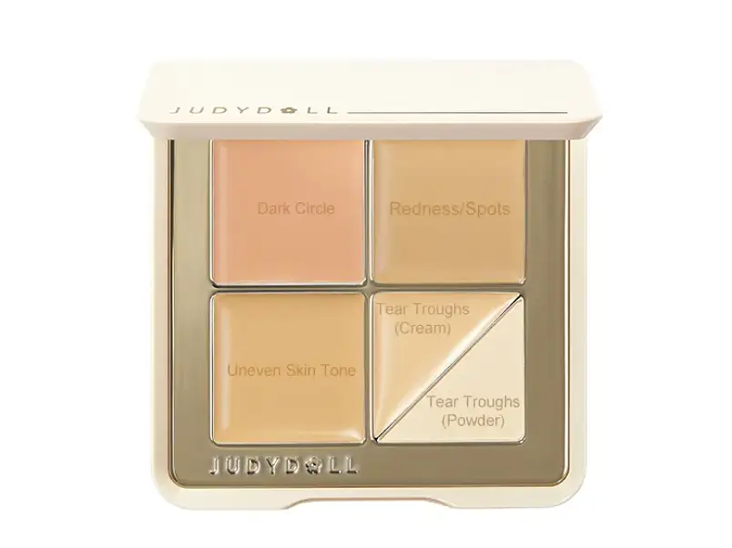 Judydoll 5 Shades Concealer Palette 1.5 Neutral Skin Tone