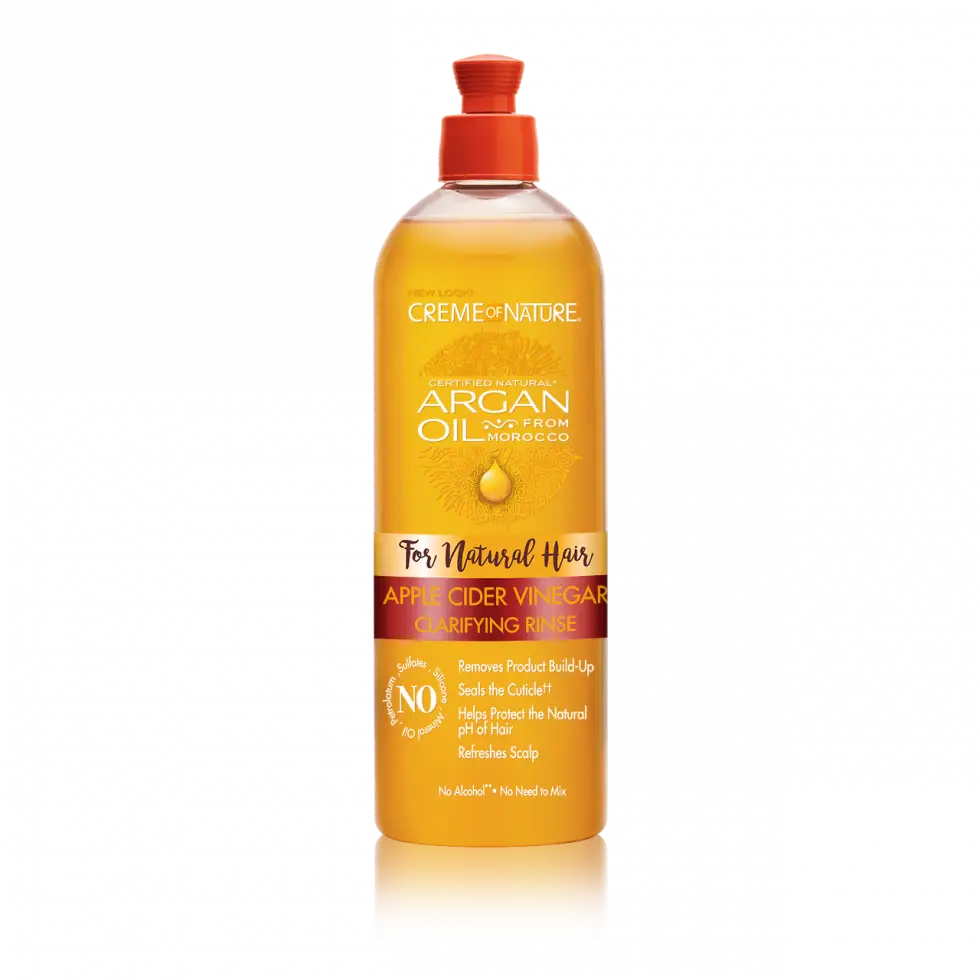 Creme of Nature Argan Oil For Natural Hair Apple Cider Vinegar Clarifying Rinse