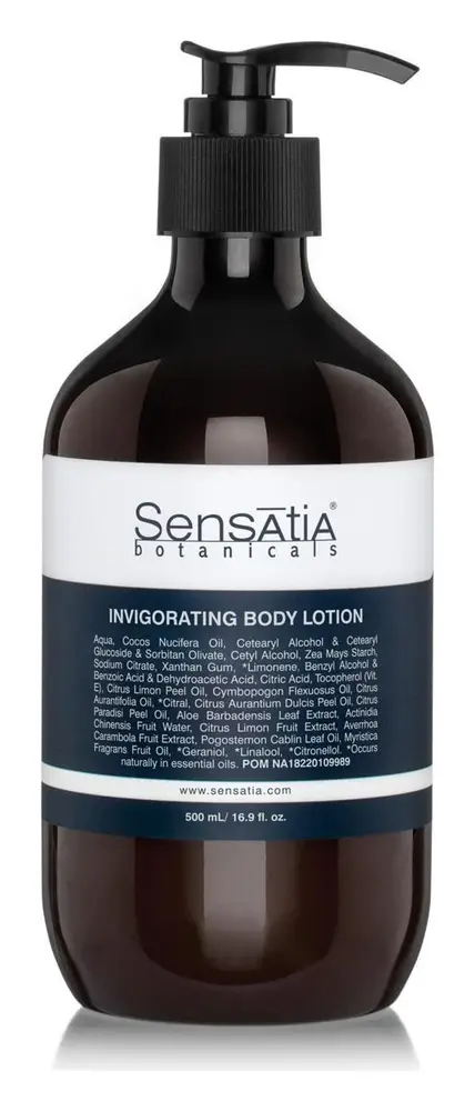 Sensatia Botanicals Invigorating Body Lotion