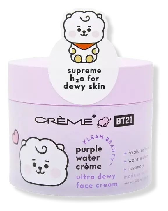 The Creme Shop BT21 BABY RJ Purple Water Crème Klean Beauty