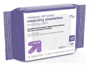 up&up Makeup Remover Cleansing Towelettes Evening Calm