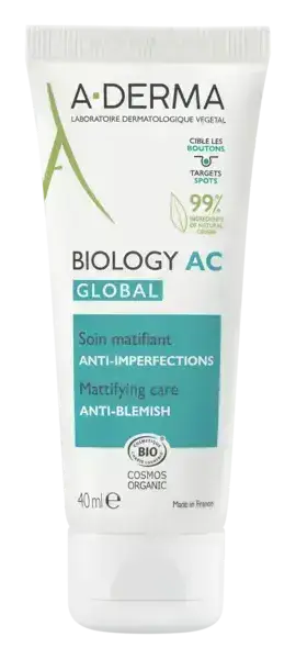 A-derma Biology AC Global Mattifying Care Anti-Blemish