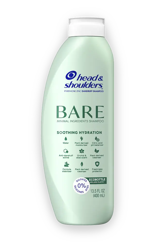 Head & Shoulders Bare Soothing Hydration Silicon-Free Dandruff Shampoo Canada