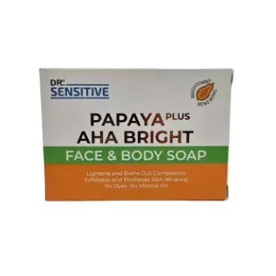 Dr. Sensitive Papaya Plus AHA Bright Face & Body Soap