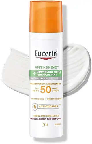 Eucerin Anti-Shine Mattifying Finish Sunscreen SPF 50 Canada
