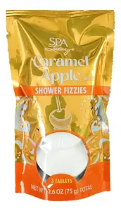 Spa Luxury Shower Fizzies Caramel Apple