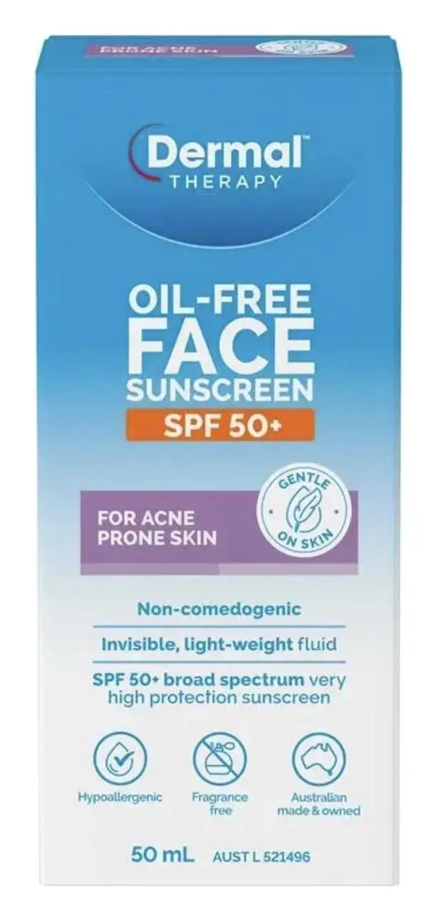 Dermal Therapy Oil-Free Face Sunscreen SPF 50+