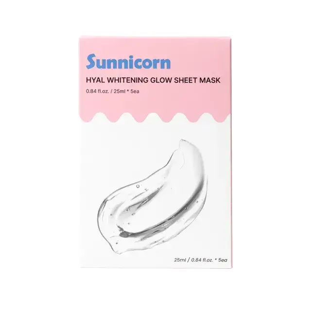 Sunnicorn Hyal Whitening Glow Sheet Mask