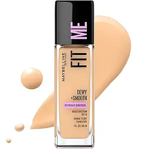 Maybelline Fit Me Dewy + Smooth Foundation Warm Nude
