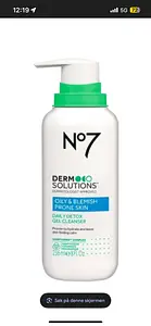 No7 No7 Derm Solutions Daily Detox Gel cleanser