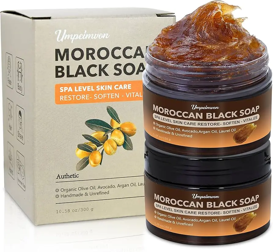 Umpeimvon Moroccan Black Soap