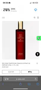 Zara Red Temptation & Tobacco