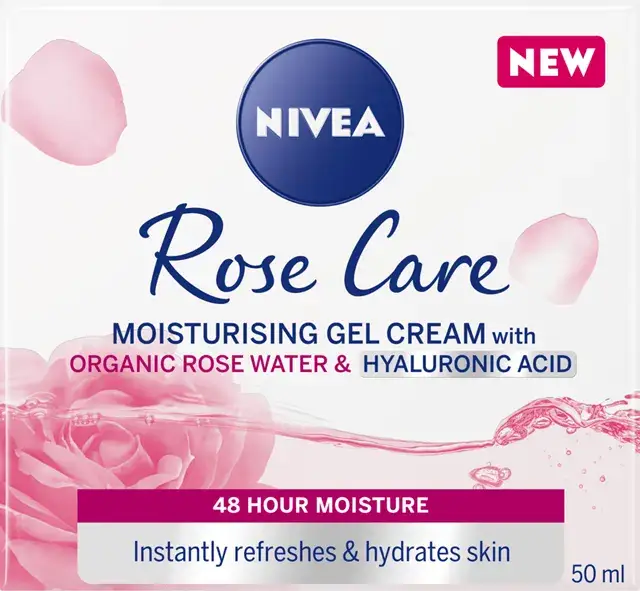 Nivea Rose Care Moisturising Gel Cream UK