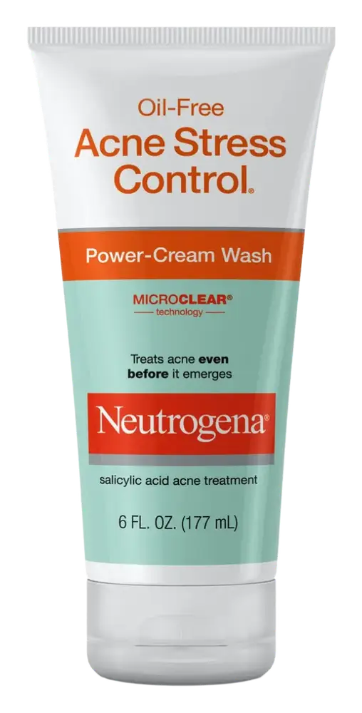 Neutrogena Oil Free Acne Stress Control Power-Cream Wash