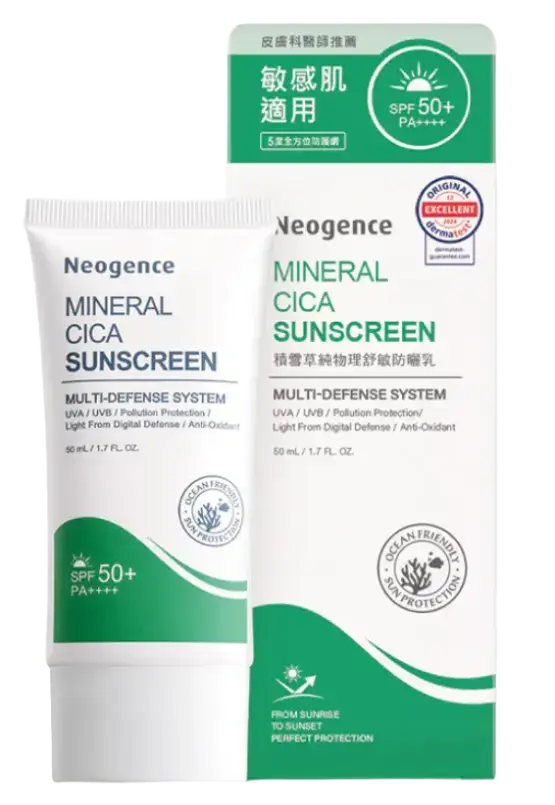 Neogence Mineral Cica Sunscreen SPF 50+