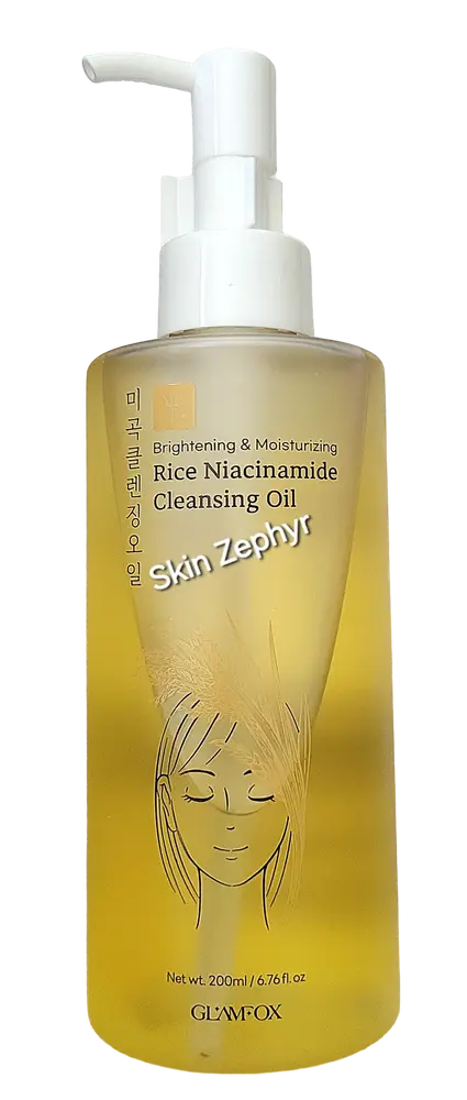 GLAMFOX Rice Niacinamide Cleansing Oil