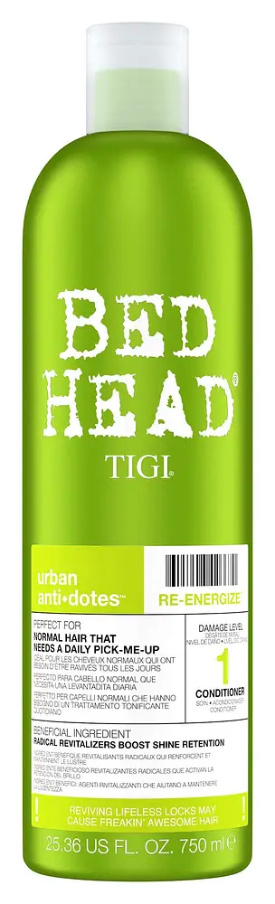 Bed Head by TIGI Re-Energize Conditioner: Urban Antidotes #1