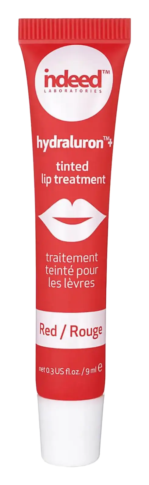 Indeed Labs Hydraluron + Tinted Lip Treatment (Red)