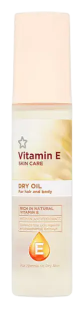 Superdrug Vitamin E Dry Oil For Hair And Body Oil