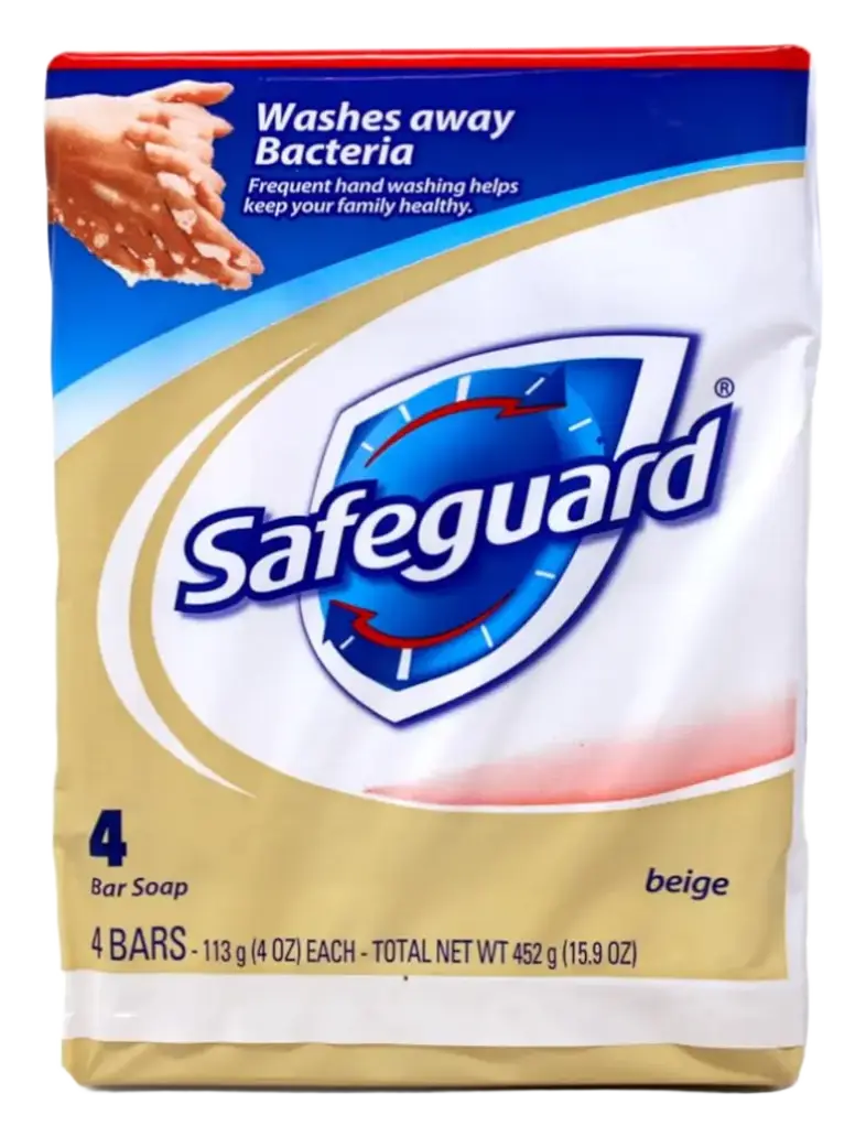 Safeguard Antibacterial Hand Bar Soap Beige