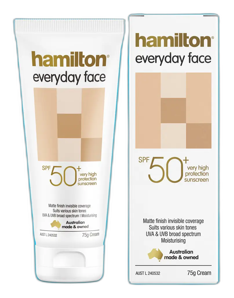 Hamilton SPF 50+ Everyday Face Cream