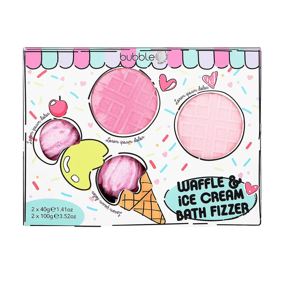 Bubble 'T Waffle & Ice Cream Bath Fizzer