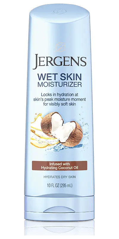Jergens Skincare Weightless Wet Skin Moisturizer Coconut Oil